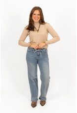 21Jewelz Basic trui met col - beige