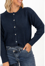 21Jewelz Effen vestje met knopen - navy