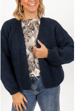 21Jewelz Gebreid vest - donkerblauw