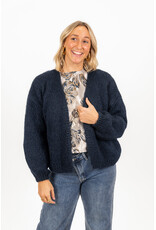 21Jewelz Gebreid vest - donkerblauw