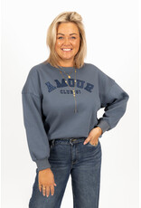 21Jewelz - The Label 21Jewelz | Sweater amour club 21 - blauw