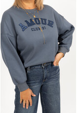 21Jewelz - The Label 21Jewelz | Sweater amour club 21 - blauw