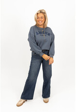 21Jewelz - The Label 21Jewelz | Sweater amour club 21 - blauw