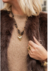 21Jewelz - The Label 21Jewelz | Fluffy Gilet - choco