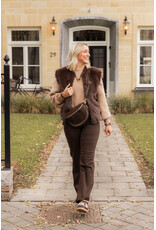 21Jewelz - The Label 21Jewelz | Fluffy Gilet - choco