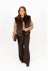 21Jewelz - The Label 21Jewelz | Fluffy Gilet - choco