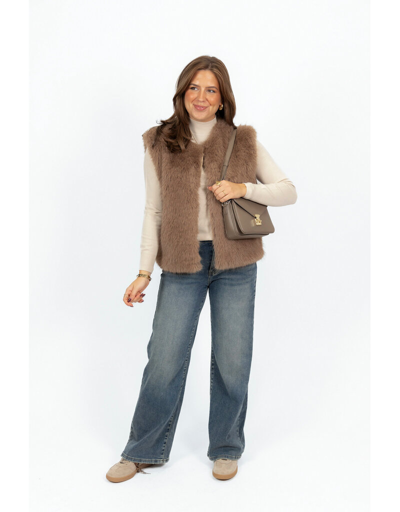 21Jewelz - The Label 21Jewelz | Fluffy Gilet - beige