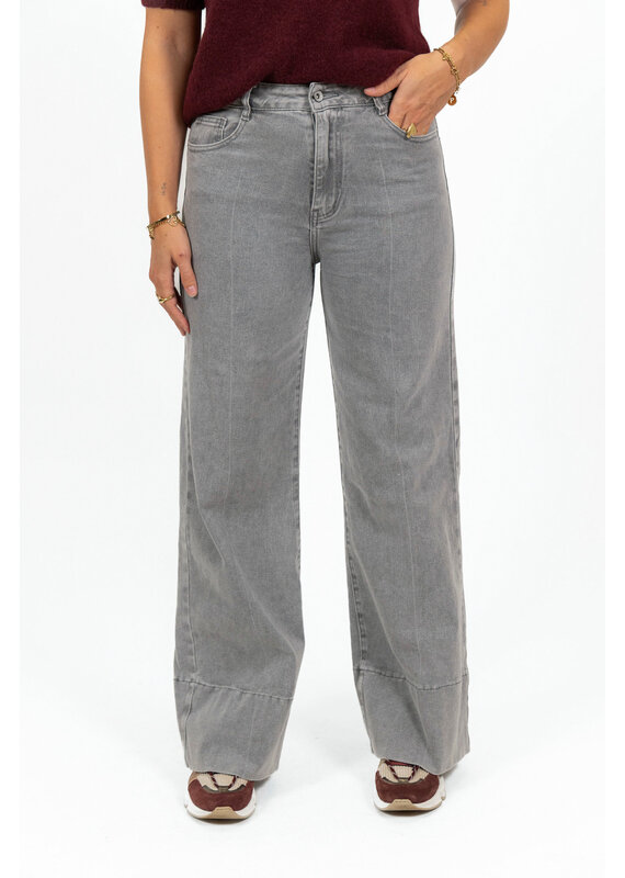 21Jewelz Jeans met omslag - grijs