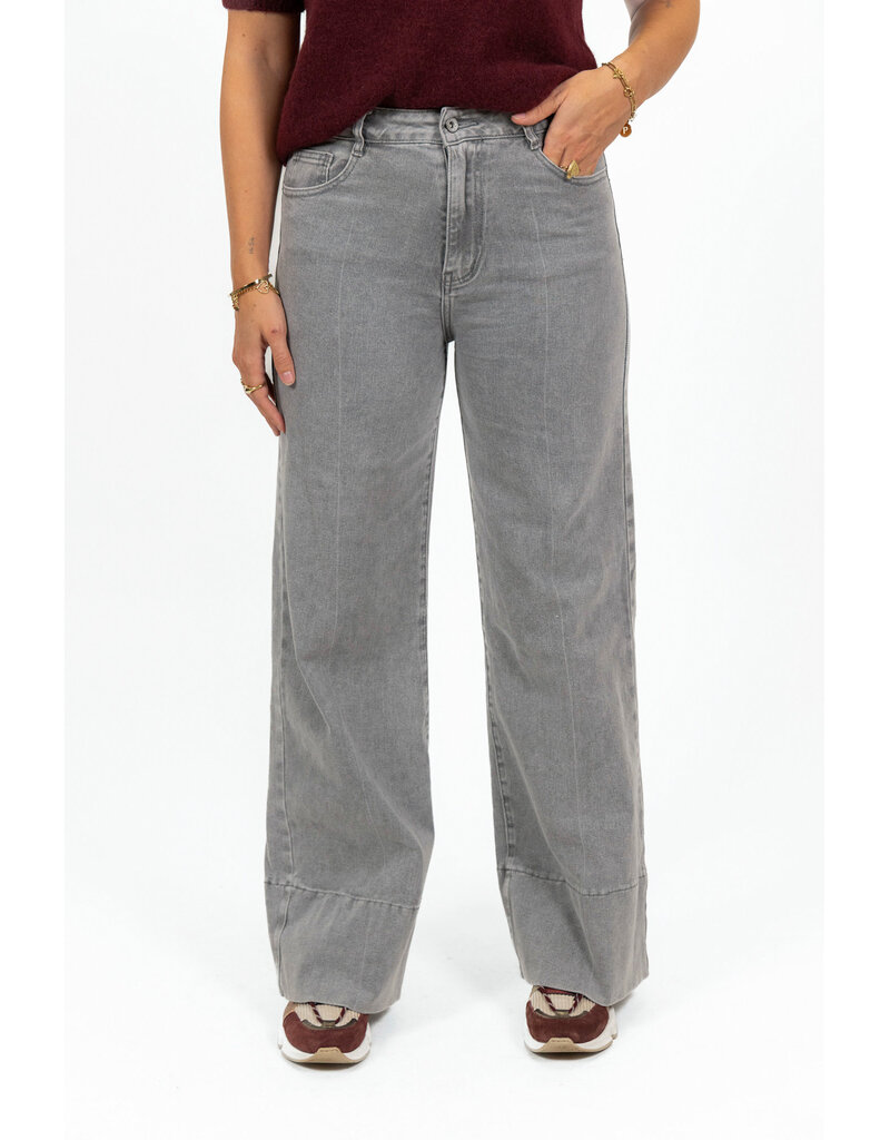 21Jewelz Jeans met omslag - grijs