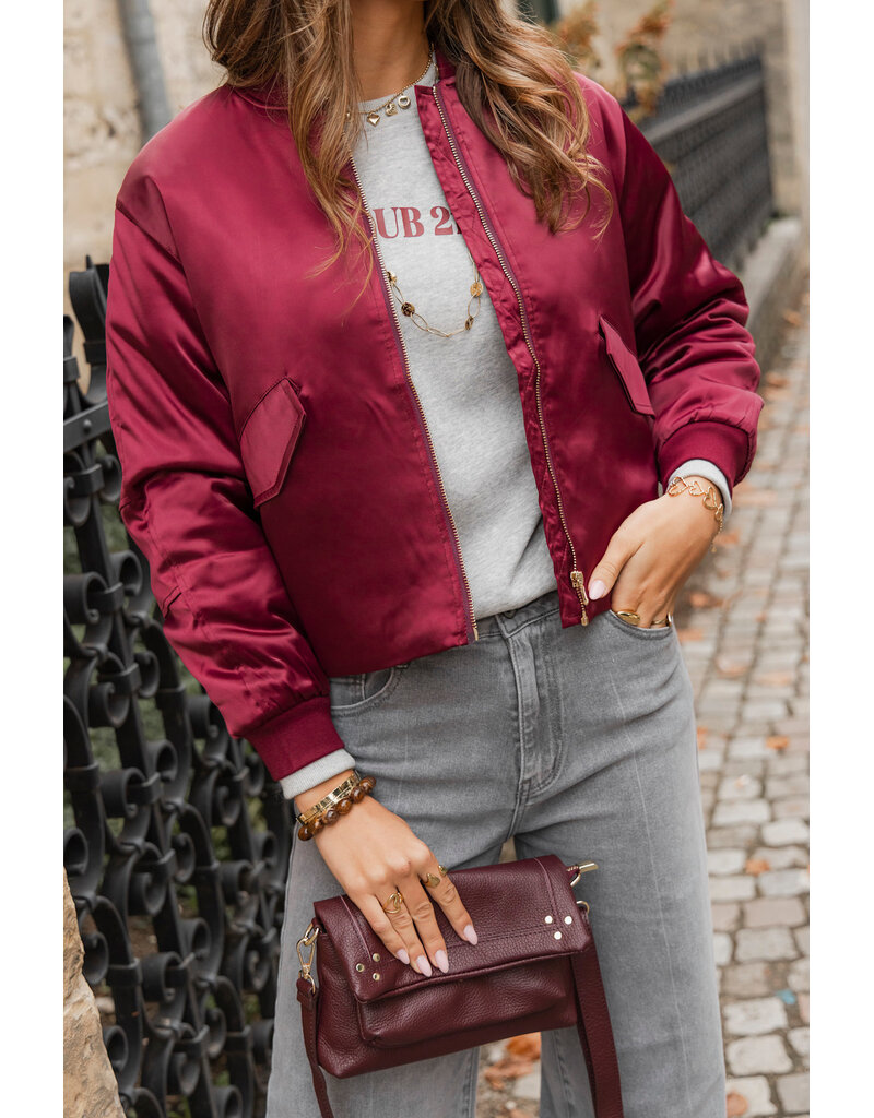 21Jewelz - The Label 21Jewelz | Bomber Myrthe - bordeaux