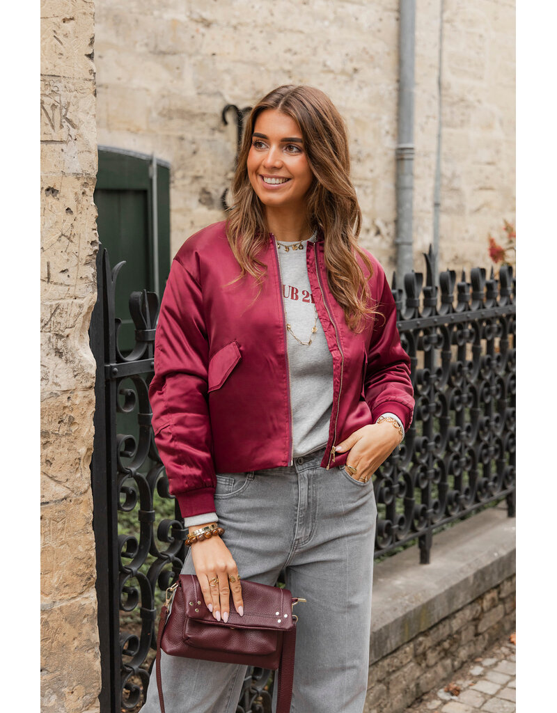21Jewelz - The Label 21Jewelz | Bomber Myrthe - bordeaux