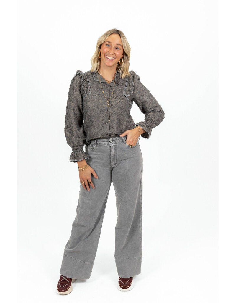 21Jewelz - The Label 21Jewelz | Blouse Jill - grijs