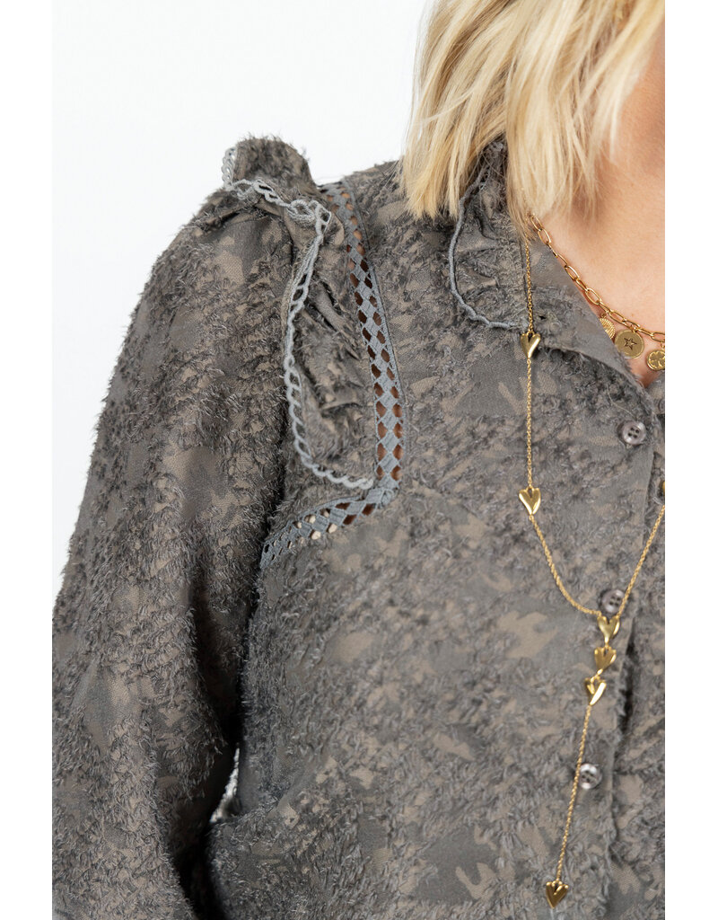 21Jewelz - The Label 21Jewelz | Blouse Jill - grijs