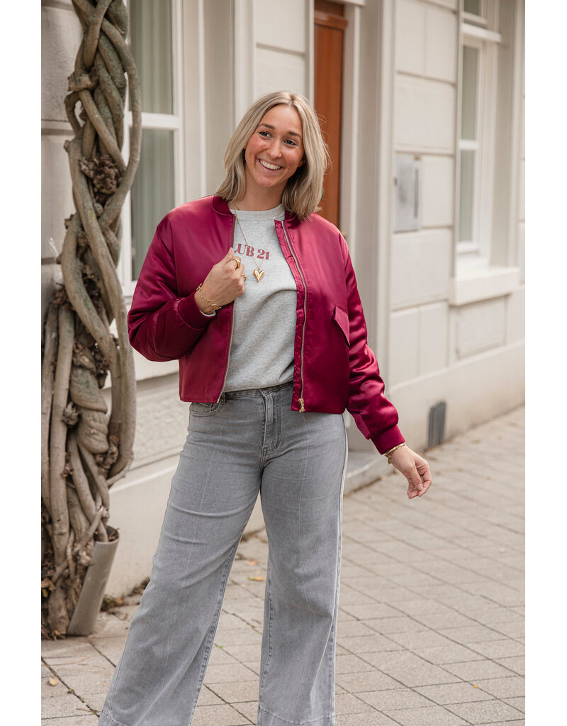 21Jewelz - The Label 21Jewelz | Bomber Myrthe - bordeaux