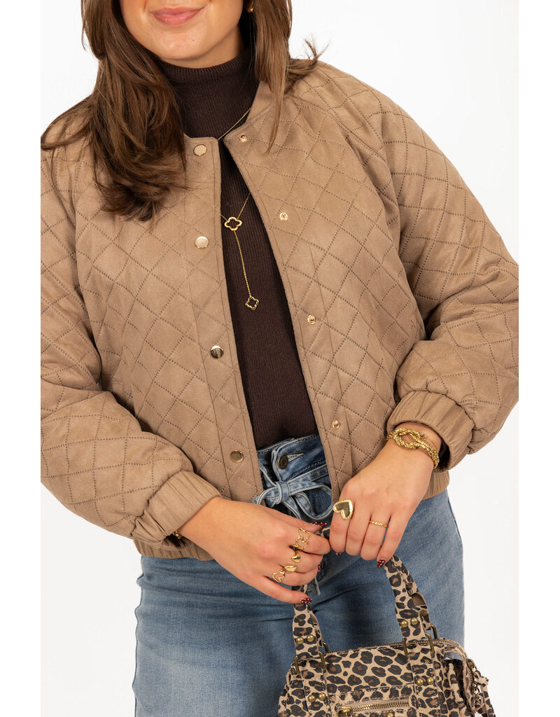 21Jewelz - The Label 21Jewelz | Bomber Esmee - taupe