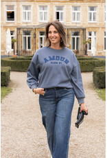 21Jewelz - The Label 21Jewelz | Sweater amour club 21 - blauw