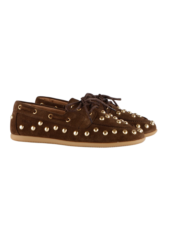 DWRS DWRS | Latty big studs - dark brown