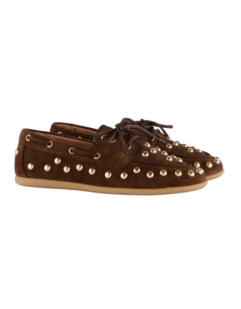 DWRS DWRS | Latty big studs - dark brown