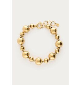 My Jewellery My Jewellery - Armband met grote bolletjes - goud