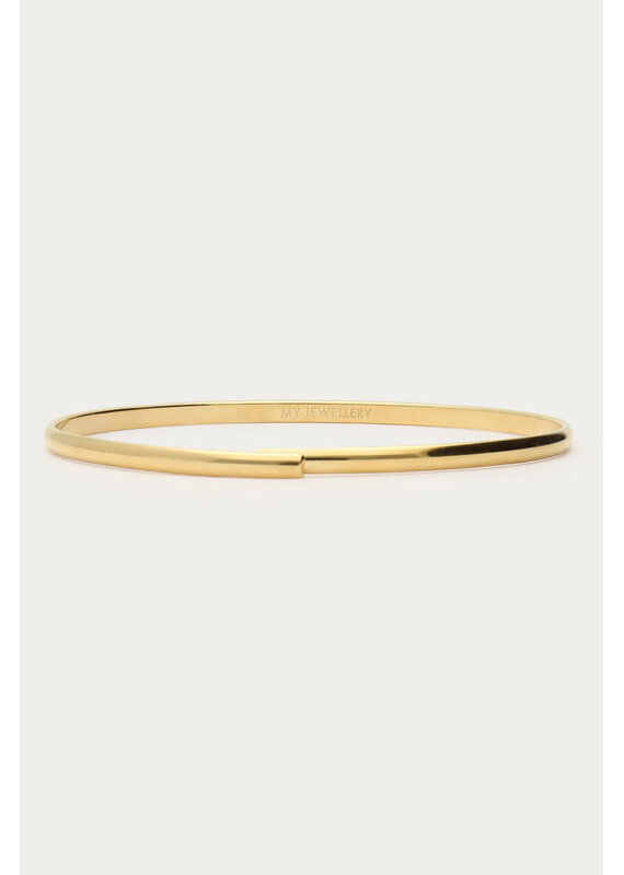 My Jewellery My Jewellery - Midnight fijne bangle - goud