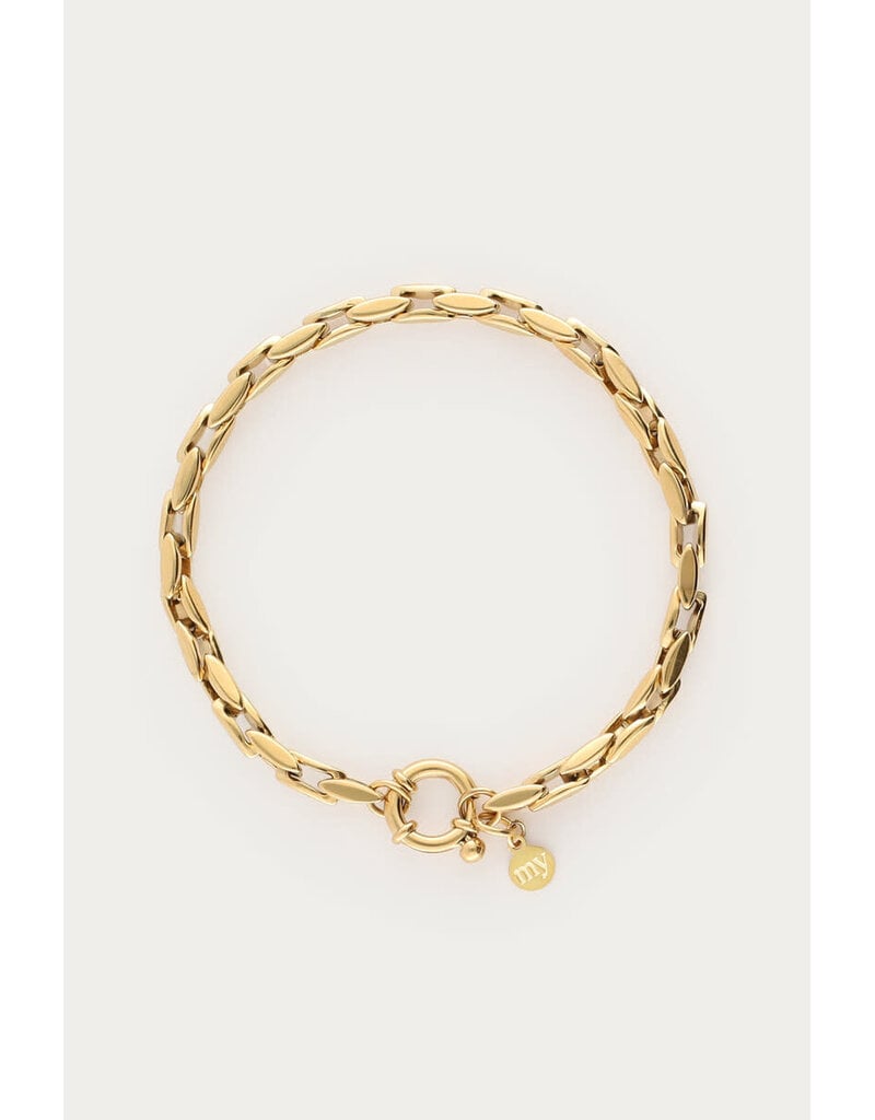 My Jewellery My Jewellery - Midnight armband met slot - goud