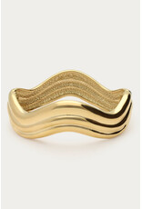 My Jewellery My Jewellery - Chunky bangle met swirl - goud