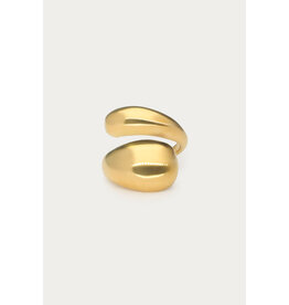 My Jewellery My Jewellery - Statement ring chunky bubble - goud