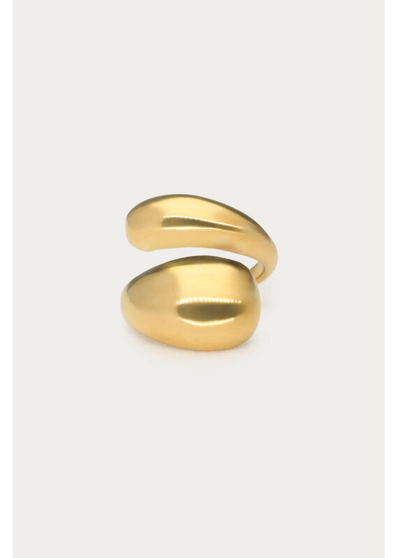 My Jewellery My Jewellery - Statement ring chunky bubble - goud