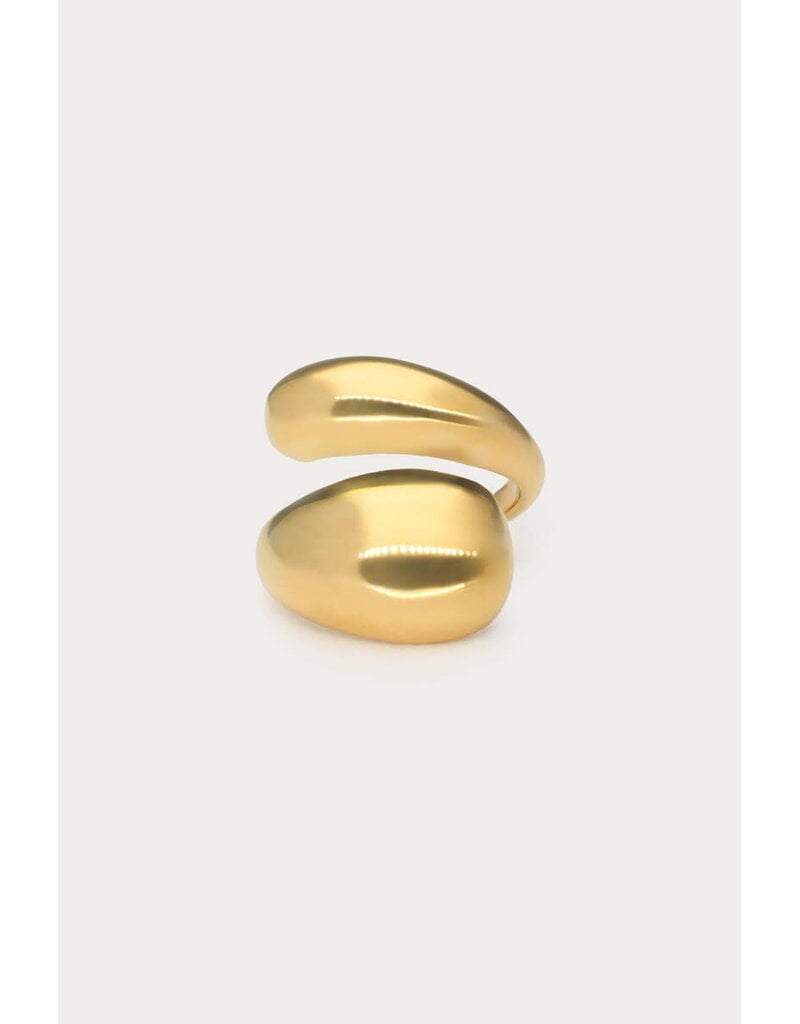 My Jewellery My Jewellery - Statement ring chunky bubble - goud