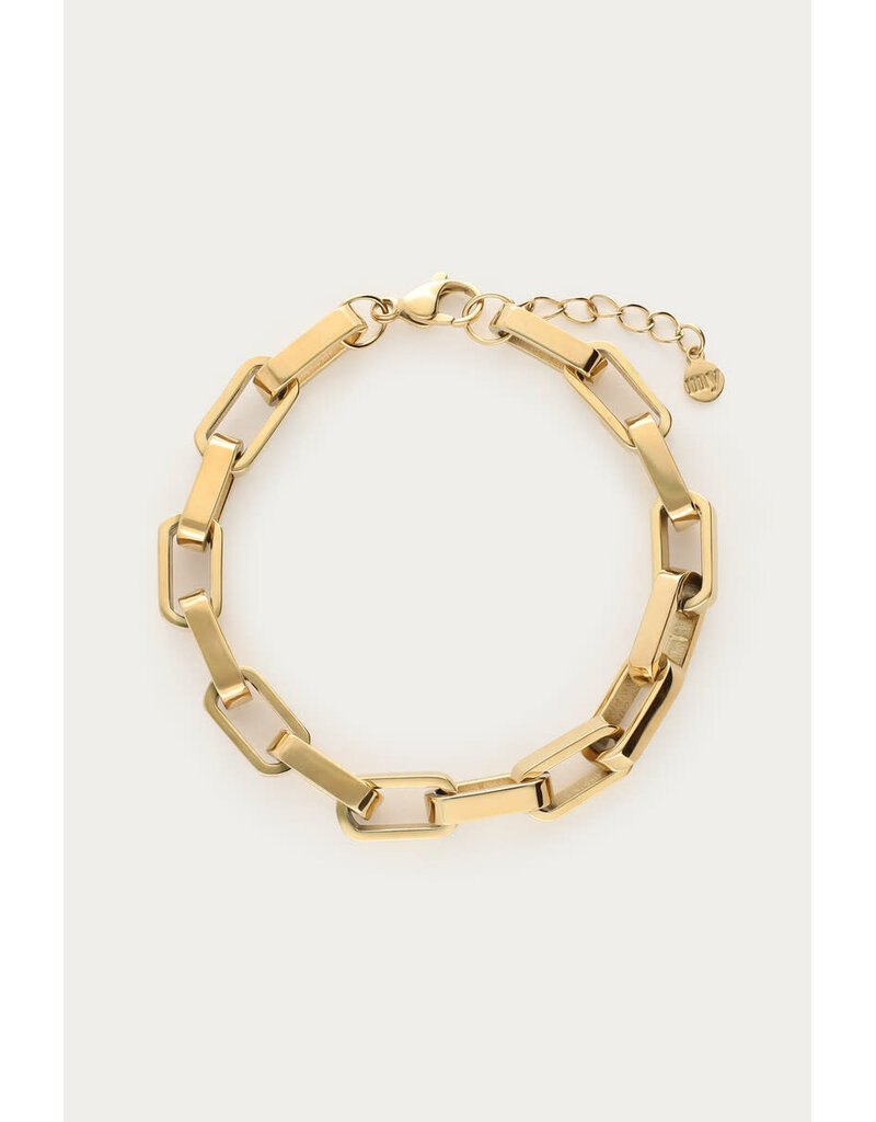 My Jewellery My Jewellery - Grove schakelarmband - goud
