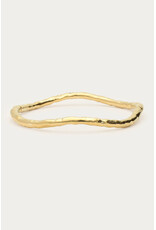 My Jewellery  - Nomads bangle organisch met structuur - goud