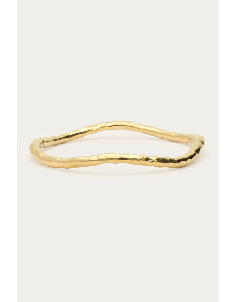 My Jewellery  - Nomads bangle organisch met structuur - goud