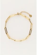 My Jewellery My Jewellery - Basic schakelarmband - goud