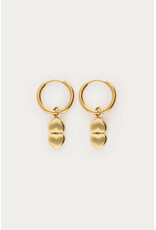 My Jewellery My Jewellery - Minimalistische oorringen met dubbele hartjes - goud