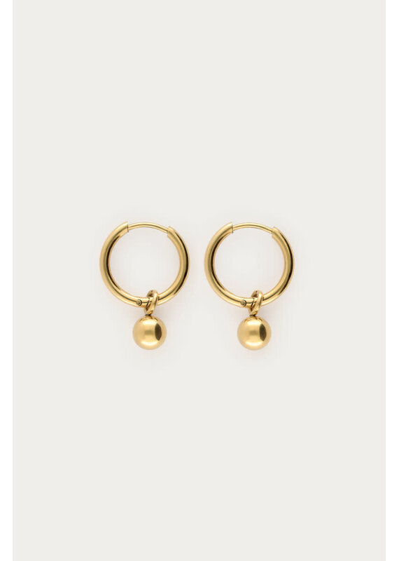 My Jewellery My Jewellery - Minimalistische oorringen met bolletje - goud