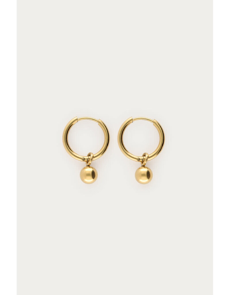 My Jewellery My Jewellery - Minimalistische oorringen met bolletje - goud