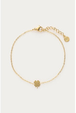 My Jewellery My Jewellery - Armband klavertje - goud