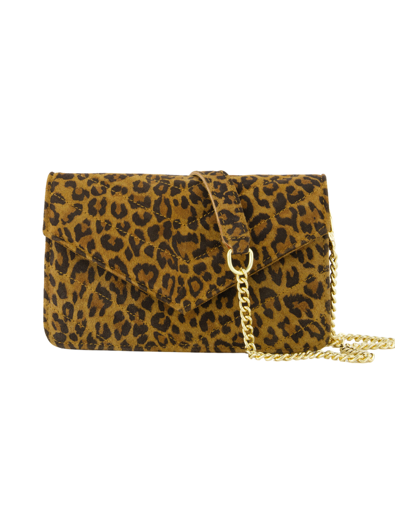 21Jewelz Tasje met gestikt patroon panterprint