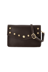 21Jewelz Tasje met gouden studs bruin