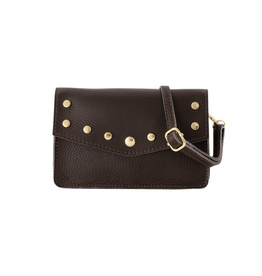 21Jewelz Tasje met gouden studs bruin