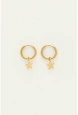 My Jewellery My Jewellery - Oorringen met sterretje - goud