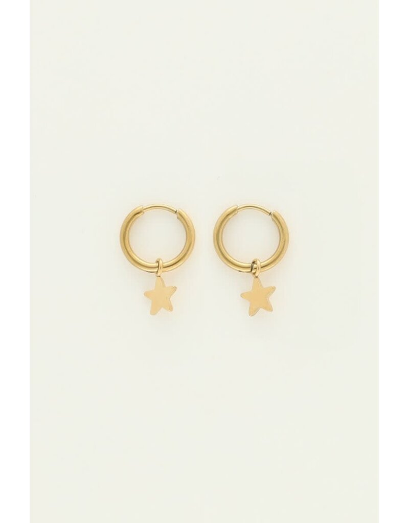 My Jewellery My Jewellery - Oorringen met sterretje - goud