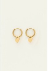 My Jewellery My Jewellery - Oorringen met klein hartje - goud