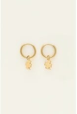 My Jewellery My Jewellery - Oorringen met klavertje - goud