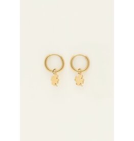 My Jewellery My Jewellery - Oorringen met klavertje - goud