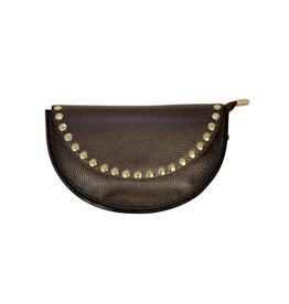 21Jewelz Halfronde tas met studjes - bruin