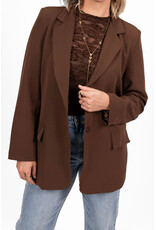 21Jewelz Basic blazer - choco bruin
