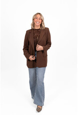 21Jewelz Basic blazer - choco bruin