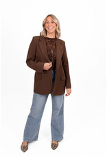 21Jewelz Basic blazer - choco bruin