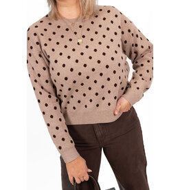 21Jewelz Trui met stippen - beige/bruin